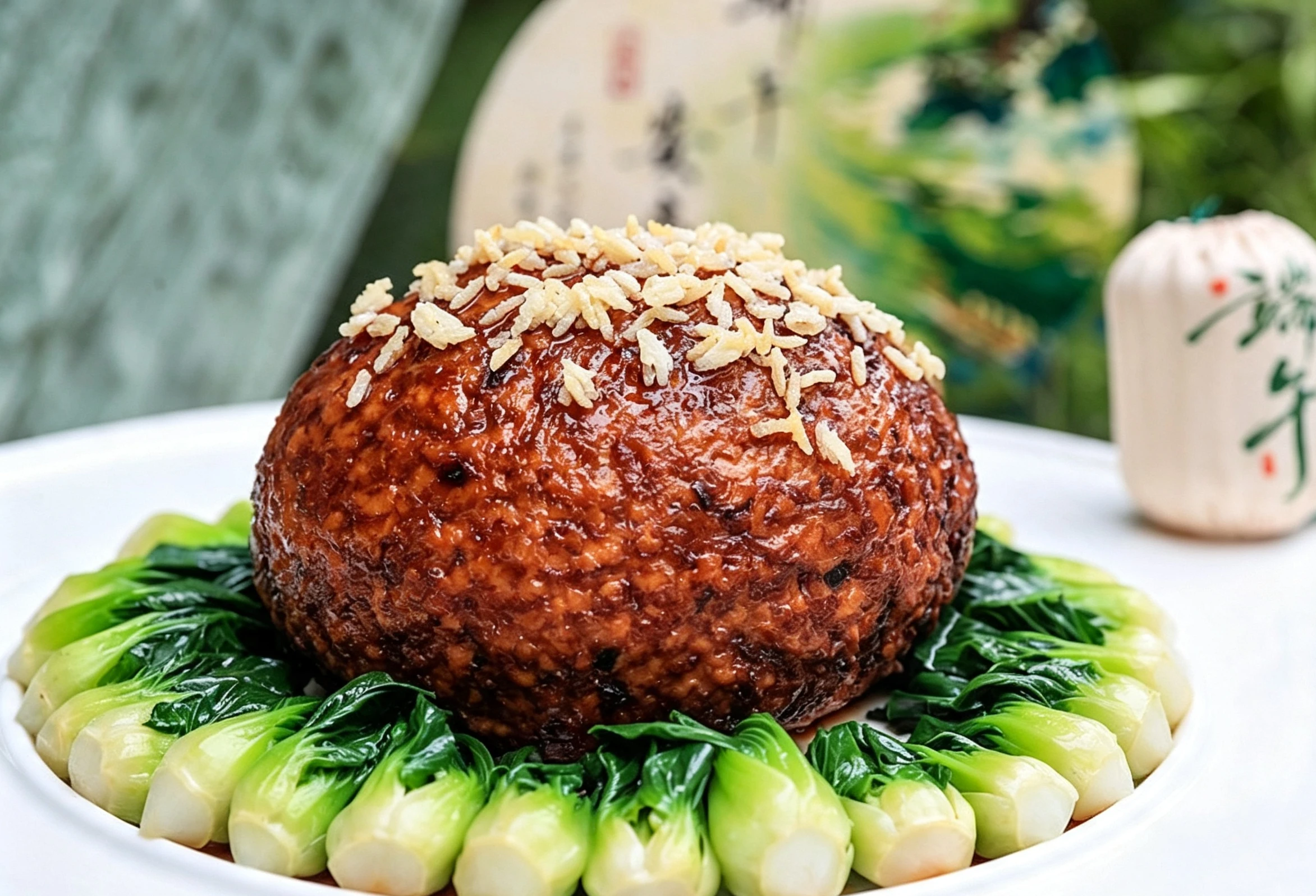 Lion's head meatball — the signature dish of Huaiyang cuisine