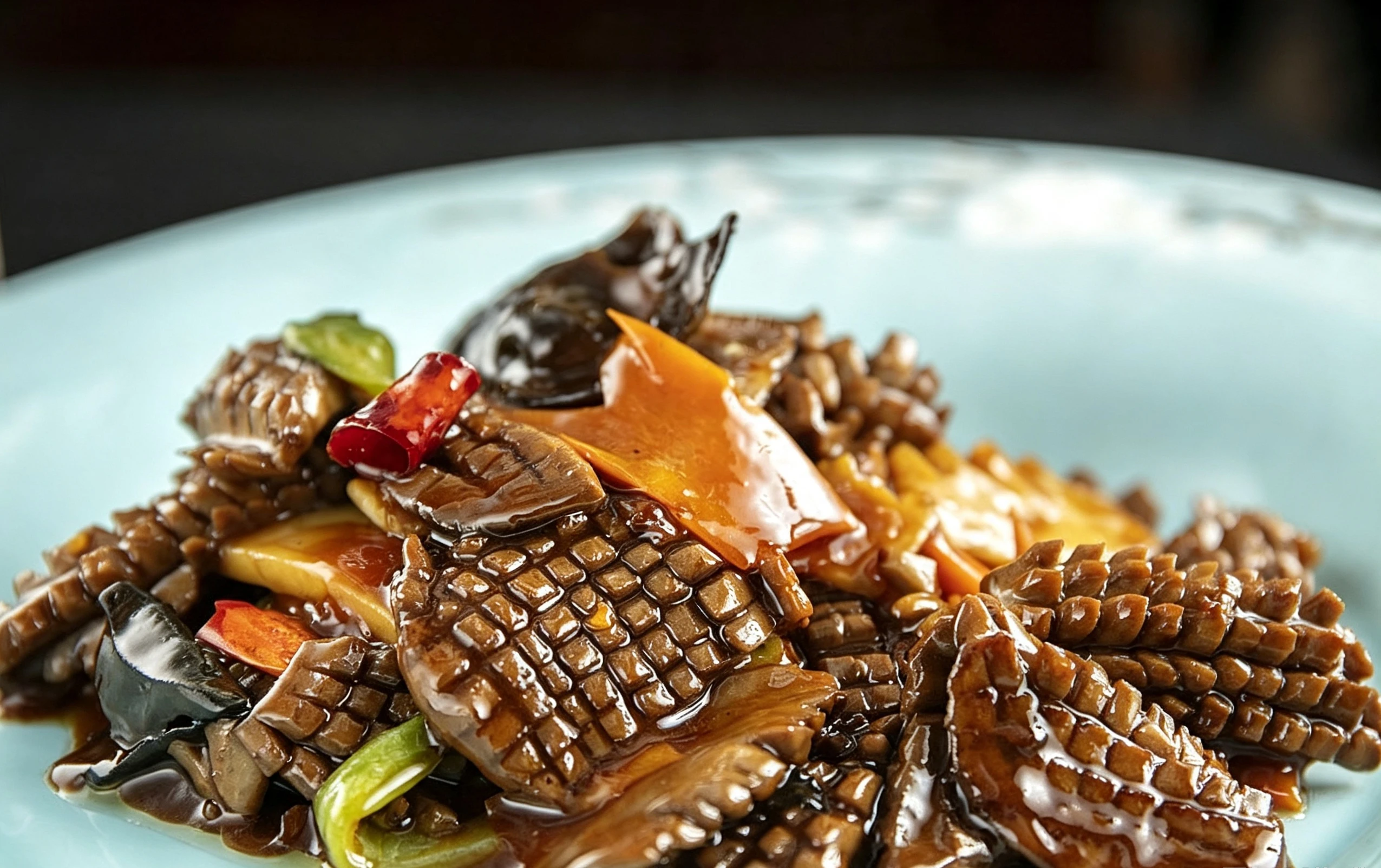 Stir-fried kidney flowers — the explosive 爆 technique at its best