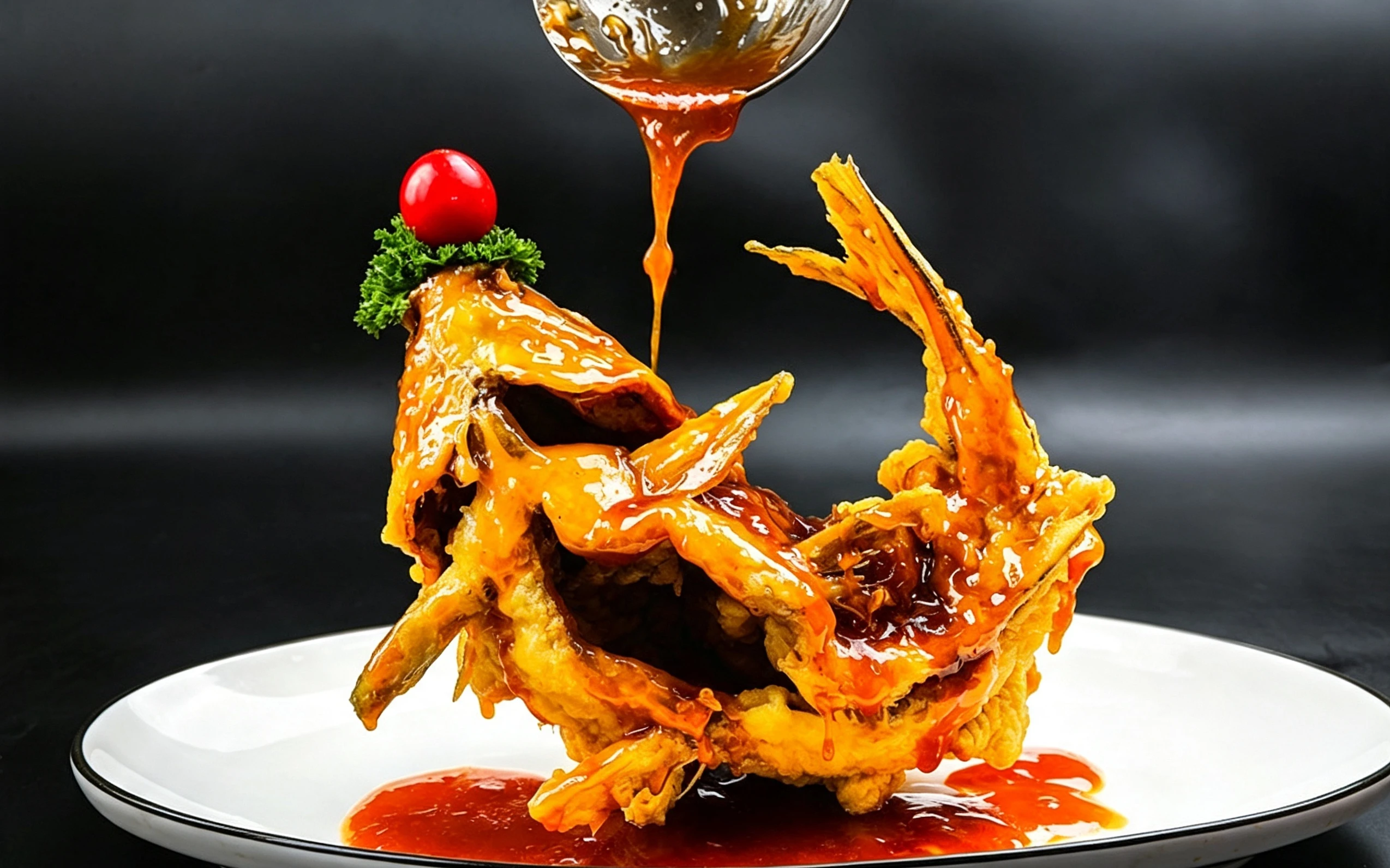 Sweet and sour carp — the classic Lu-style dish refined in Shandong kitchens